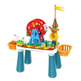 PITUSO  Стол для игры с конструктором, в компл. с конструктором (66эл.) (50*22,5*53 см)