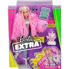 Кукла Barbie Экстра в розовой куртке