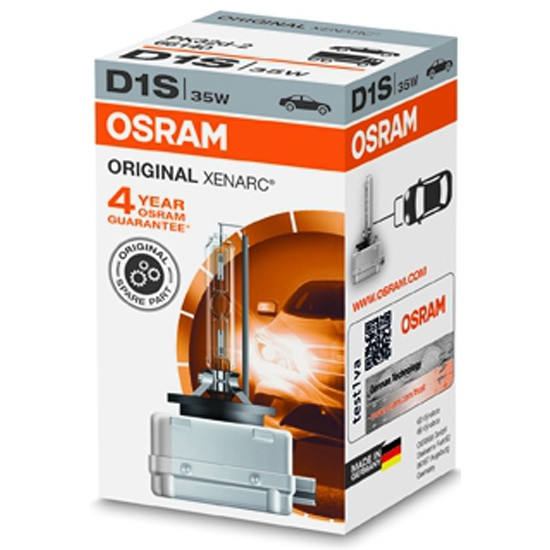 Лампа ксеноновая OSRAM D1S Xenarc Original 12V-35W, 1шт, PK32d-2 - фото 1 - id-p96353486