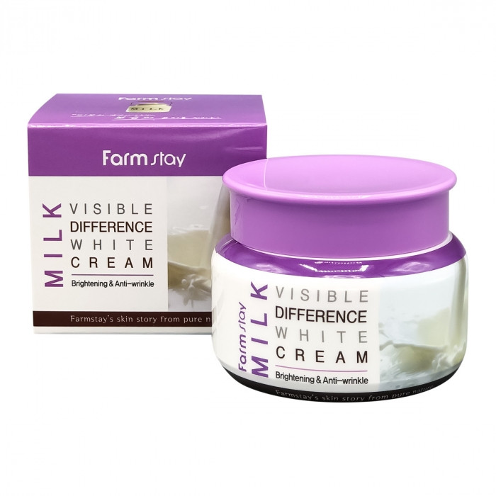 Осветляющий крем для лица FarmStay Visible Difference Milk White Cream