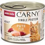 Animonda 200г с индейкой Консервы для кошек Carny Single Protein Adult Cat - Pure Turkey