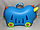 Детский пластиковый чемодан "Trunki", для детей с3-х до 6-и лет. Высота 32 см, ширина 52 см, глубина 21 см., фото 2