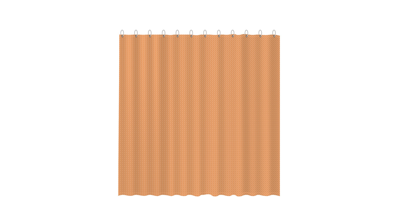 Шторка для ванной оранжевая FX-3003G, 1,8*1,8 (Fixsen, Чехия), фото 1