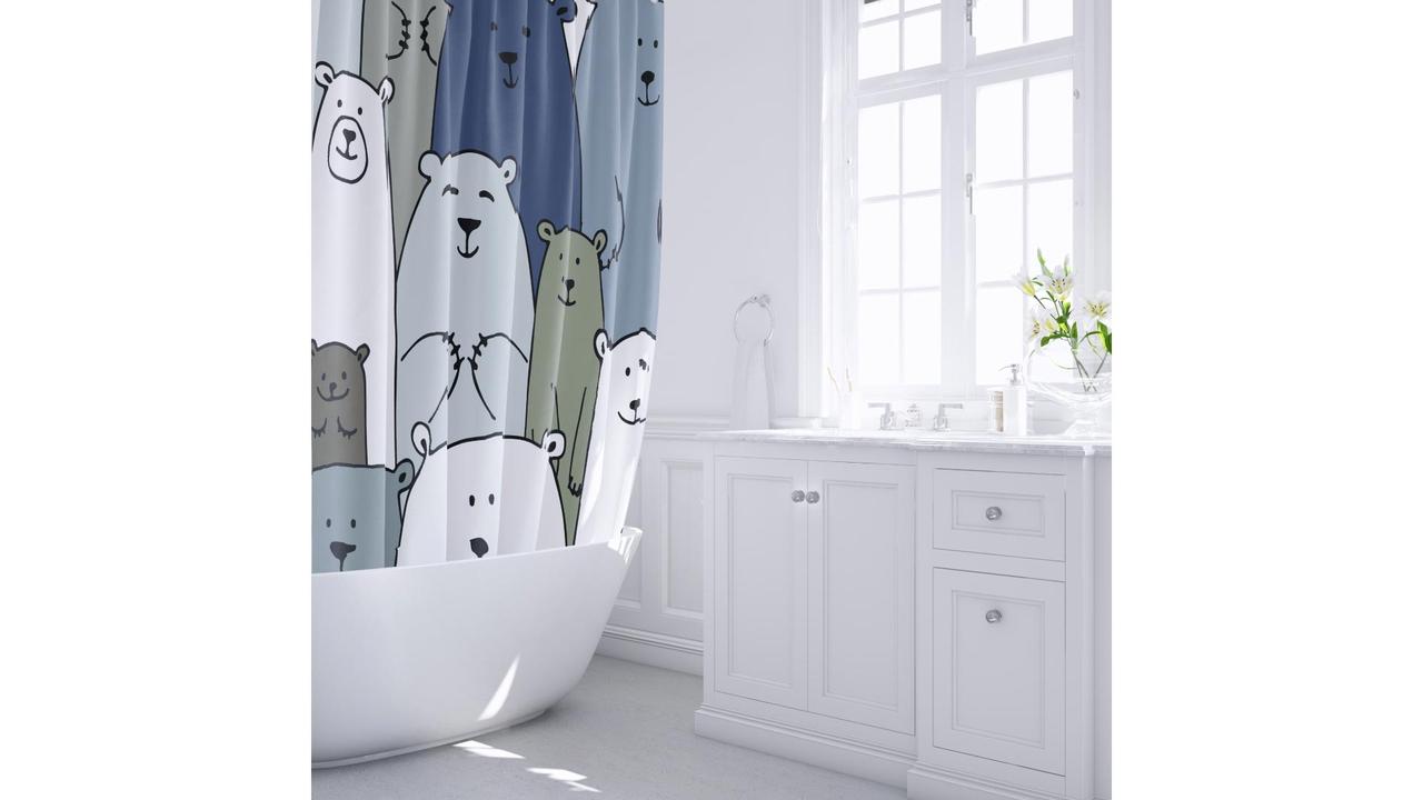 Шторка для ванной "BEAR" FX-2503, 1,8*2 (Fixsen, Чехия), фото 1