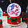 Музыкальный снежный шар большой "Дед Мороз и медвежонок", 16см., фото 2