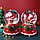 Музыкальный снежный шар "Дед Мороз на крыше", 12см., фото 6