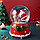 Музыкальный снежный шар "Дед Мороз и медвежонок", 12см., фото 3