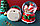 Музыкальный снежный шар "Дед Мороз и медвежонок", 12см., фото 8