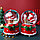 Музыкальный снежный шар "Дед Мороз и медвежонок", 12см., фото 5