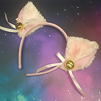 Неко-ушки на ободке и заколках, фото 3