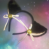 Неко-ушки на ободке и заколках, фото 6