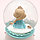 Музыкальный снежный шар "Чудесная принцесса", 16см., фото 10