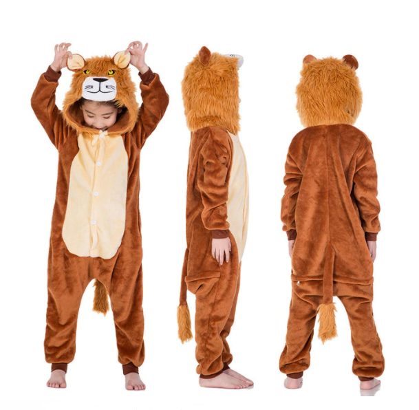 Детская пижама кигуруми лев