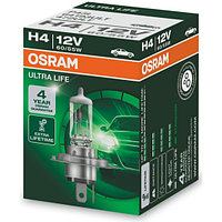 Лампа галогенная OSRAM H4 60/55W P43t-38 Ultra Life 12V