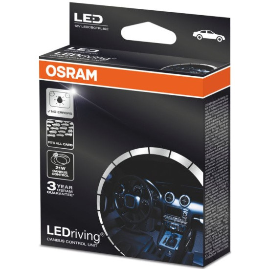 Блокиратор ошибок OSRAM LED CANbus 21W (обманка), 2шт, 12V - фото 1 - id-p96363208