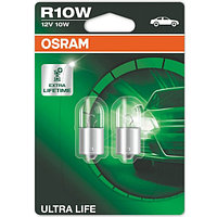 Лампа автомобильная OSRAM Ultra Life R10W (BA15s) (бл. 2шт) 12V