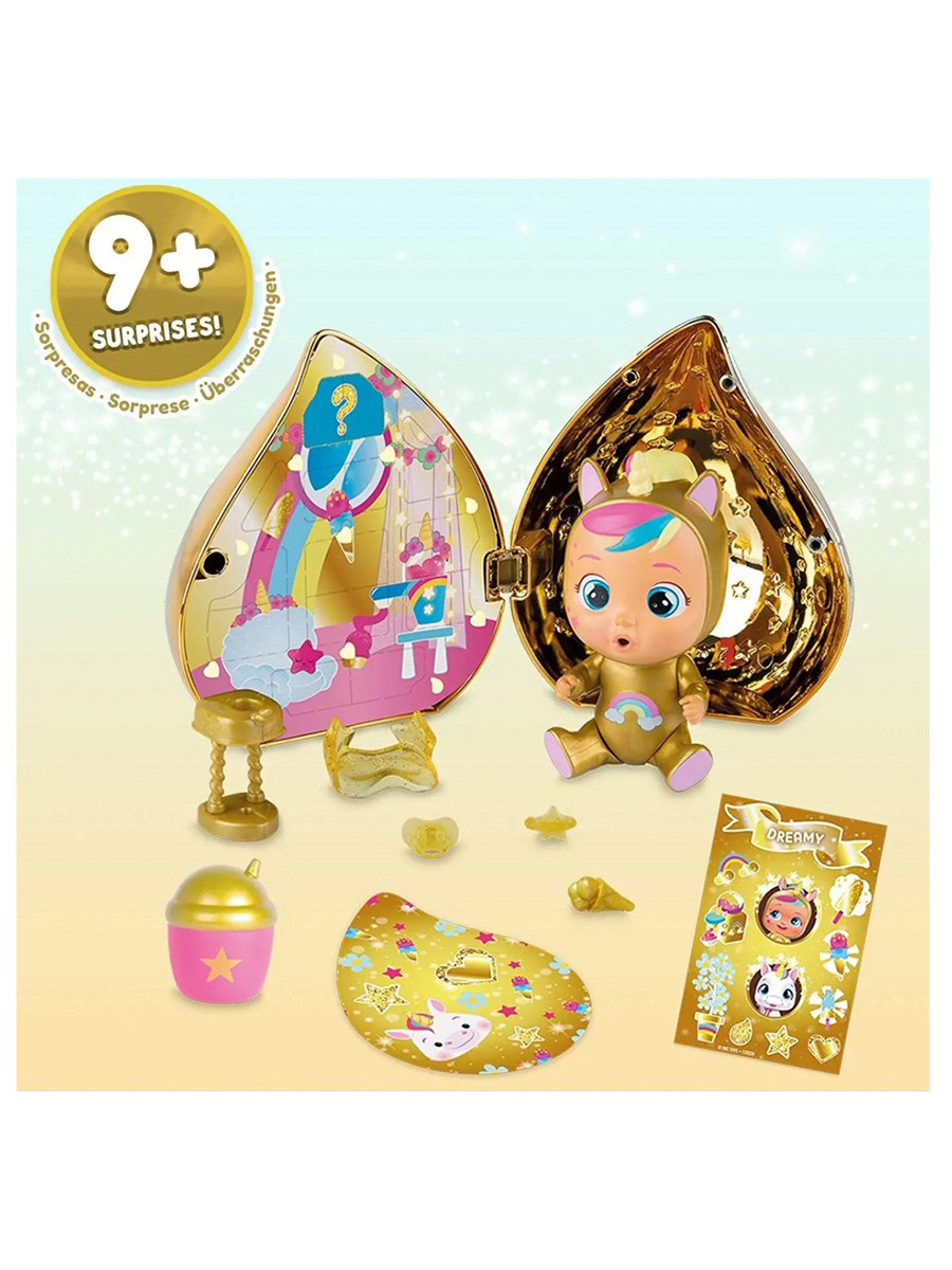 Кукла Плачущий младенец с домиком и аксессуарами Cry Babies Magic Tears Golden Edition