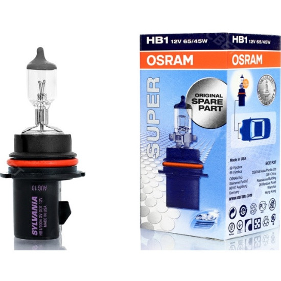 Лампа автомобильная OSRAM HB1/9004 (65/45) P29t XV 12V