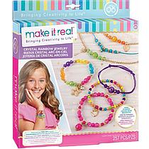 Набор для создания украшений для девочек MAKE IT REAL Crystal Rainbow Jewelry