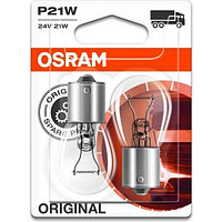 Лампа галогенная OSRAM P21W (BA15s), 2шт, 24V