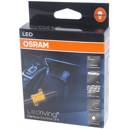 Блокиратор ошибок OSRAM LED CANbus 5W (обманка), 2шт 12V - фото 1 - id-p96372912
