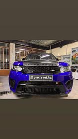 Замена штатных линз на Range Rover Sport SVR 1