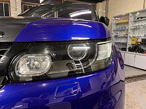 Замена штатных линз на Range Rover Sport SVR 7