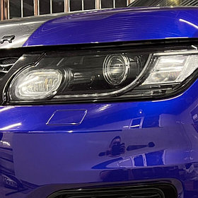 Замена штатных линз на Range Rover Sport SVR 8