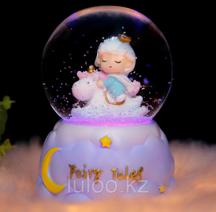 Музыкальный снежный шар "Fairy tales", 16см. JM10B, фото 1