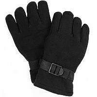 Перчатки на флисе черные