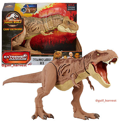 Фигурка Jurassic World Тираннозавр Рекс экстремальные повреждения GWN26