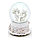 Музыкальный снежный шар "Белоснежные ангелочки", 16см. 1762B, фото 3