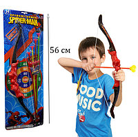 Игрушечный набор лук и стрелы с чехлом с Человеком Пауком Spider man No.668W высота 56 см