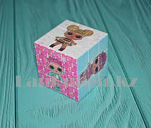 Кубик Рубика 3х3 с принтом кукол LOL