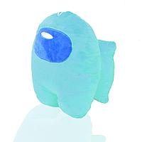 Мягкая игрушка "Among Us " 24 см голубая