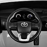 Электромобиль, Toyota Hilux 2019, 12V/7Ah*2, 35W*4, Белый/White, фото 8