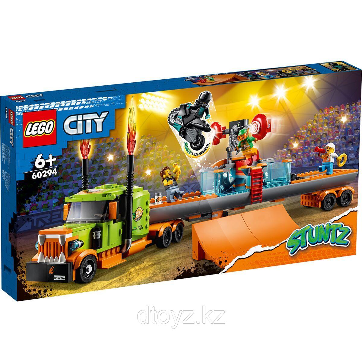 Конструктор LEGO City Stuntz Грузовик для шоу каскадёров 60294 - фото 1 - id-p96391611