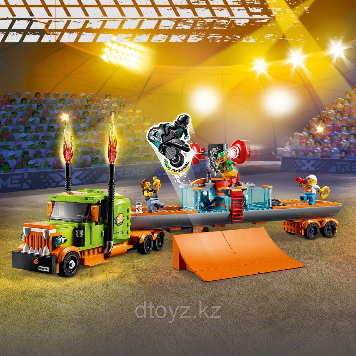Конструктор LEGO City Stuntz Грузовик для шоу каскадёров 60294 - фото 3 - id-p96391611