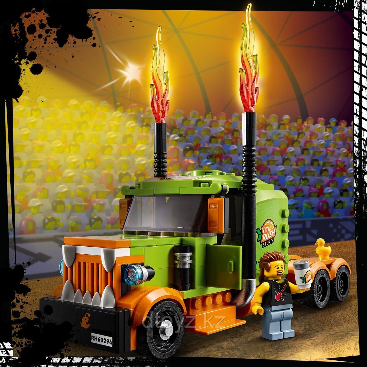 Конструктор LEGO City Stuntz Грузовик для шоу каскадёров 60294 - фото 7 - id-p96391611