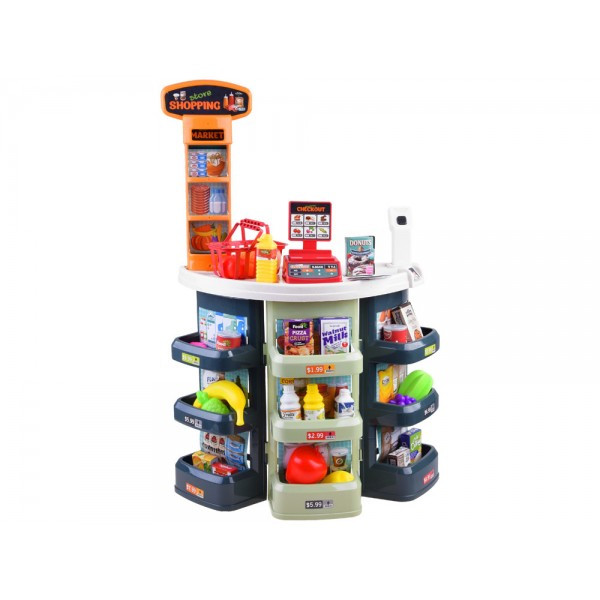 Детский игровой набор Супермаркет Market shopping 922-06B с корзинкой ,кассой и продуктами