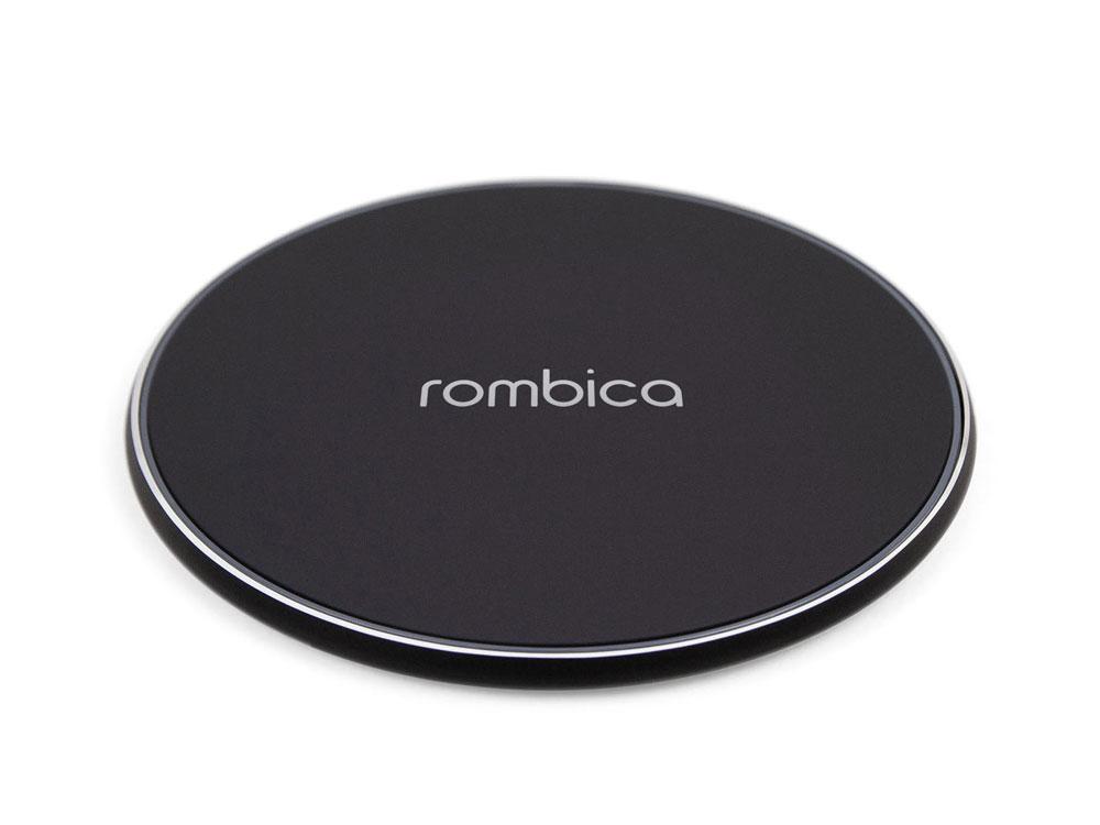 Беспроводное зарядное устройство Rombica NEO Core Quick c быстрой зарядкой, черный (с лого) - фото 1 - id-p96409303