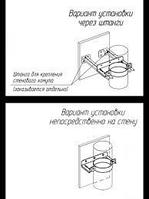 Штанга для стенового хомута (ALSI 430). L-250 .Ferrum., фото 5