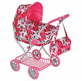 PITUSO Кукольная коляска "Бабочки" Pink/Розовый (68.5*40*80) (4 шт.в кор.), фото 3