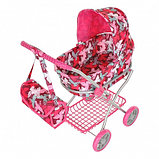 PITUSO Кукольная коляска "Бабочки" Pink/Розовый (68.5*40*80) (4 шт.в кор.), фото 4