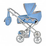 PITUSO Кукольная коляска Grey-blue/Серо-голубой (76.5*40*83) (3 шт.в кор.), фото 3