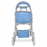 PITUSO Кукольная коляска Grey-blue/Серо-голубой (76.5*40*83) (3 шт.в кор.), фото 4