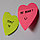 Стикеры цветные клейкие неоновые 100 листов 1 цвет 20 листов сердечки, фото 6