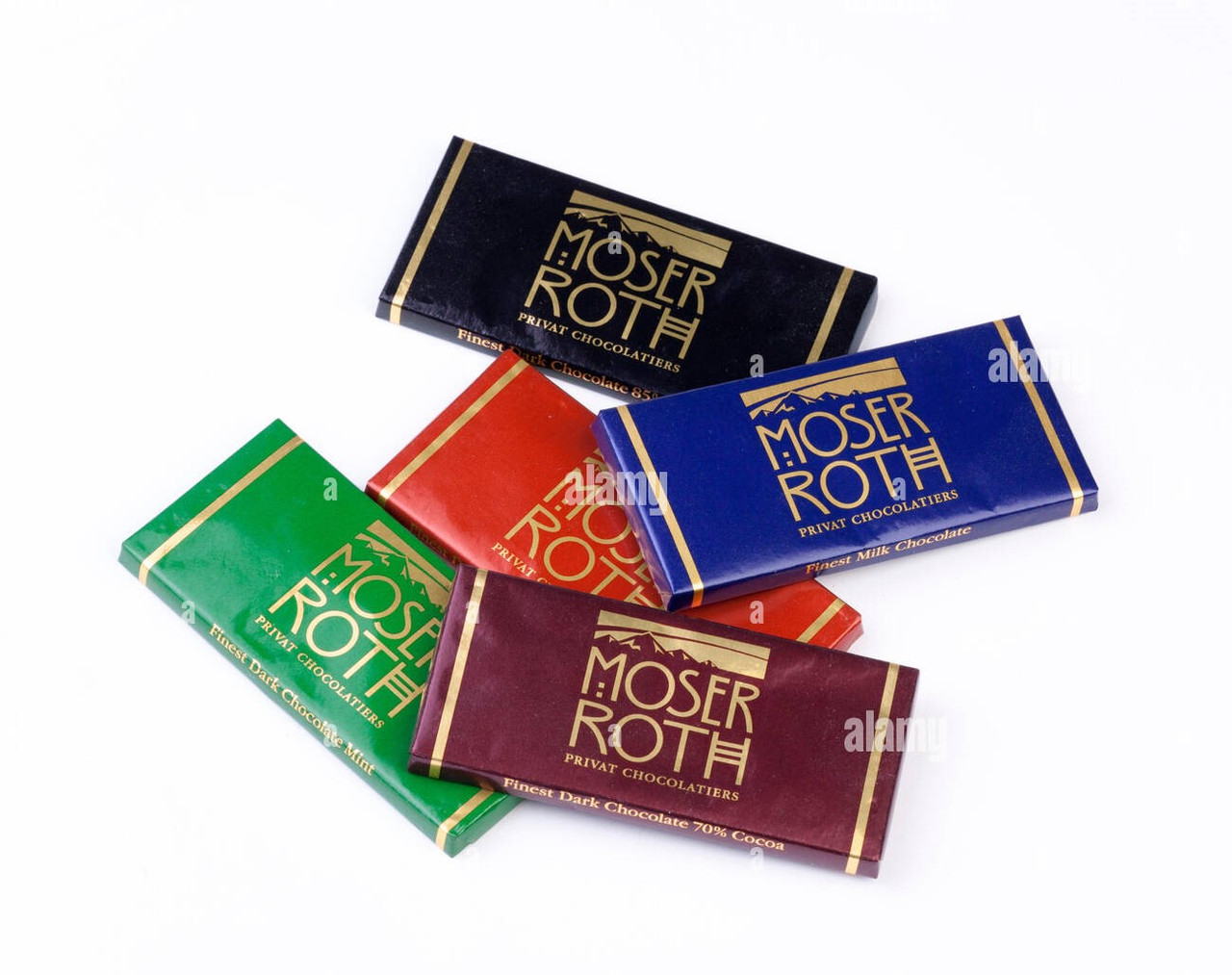 Шоколад Moser roth Мозер Роз в ассортименте 31гр