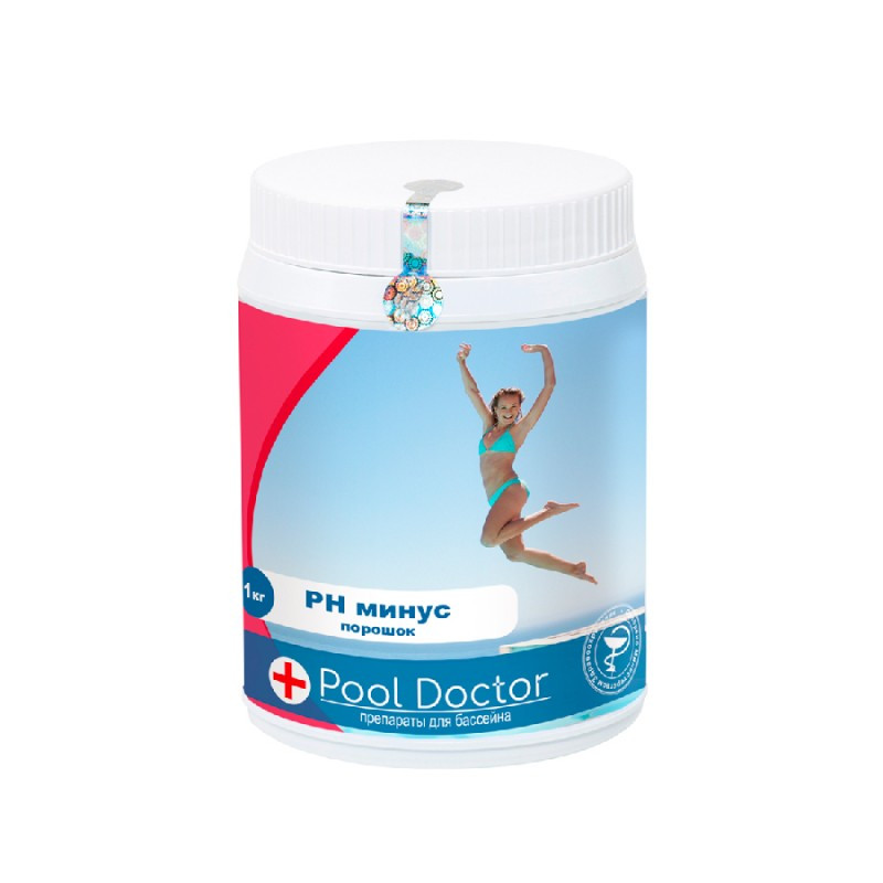 PН минус в гранулах 1кг Pool Doctor