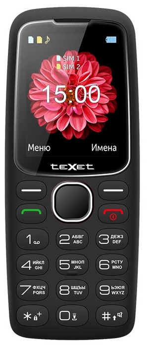 Мобильный телефон TeXet TM-B307, Black - фото 1 - id-p96413649